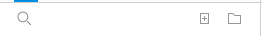 搜索、新增、文件夹